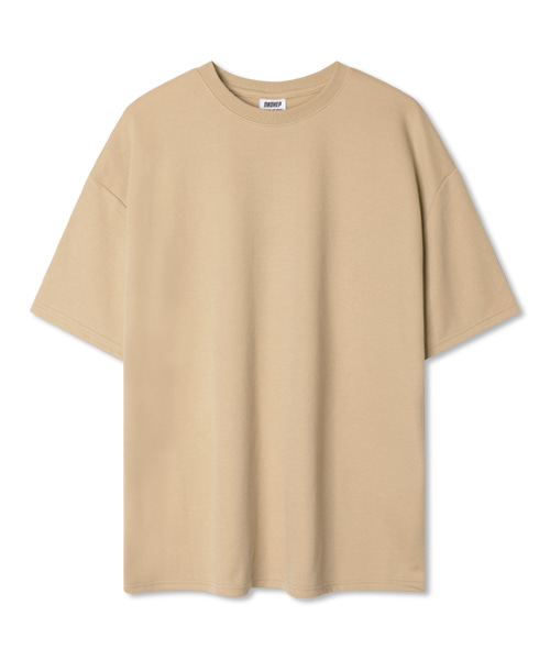 소프트 오버핏 반팔 티셔츠 (beige)