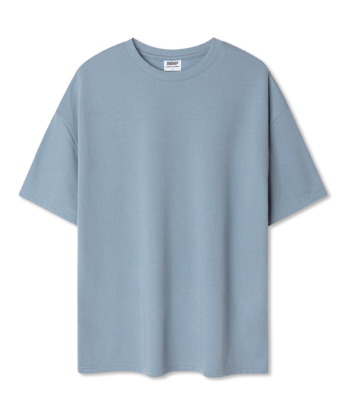 소프트 오버핏 반팔 티셔츠 (blue)