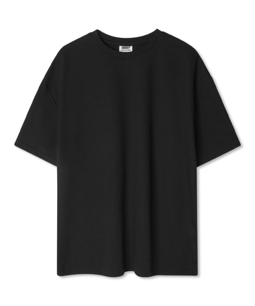 소프트 오버핏 반팔 티셔츠 (black)