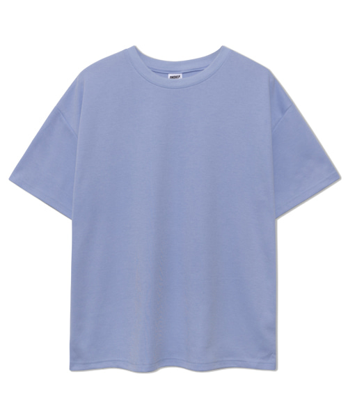 [welcome 100] 에센셜 오버핏 반팔 티셔츠 (sky blue)